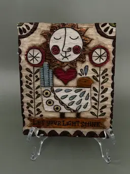 2008 Caribou Canyon for DEMDACO 3D Resin Sunshine Wall Plaque “Let Your Light Shine”