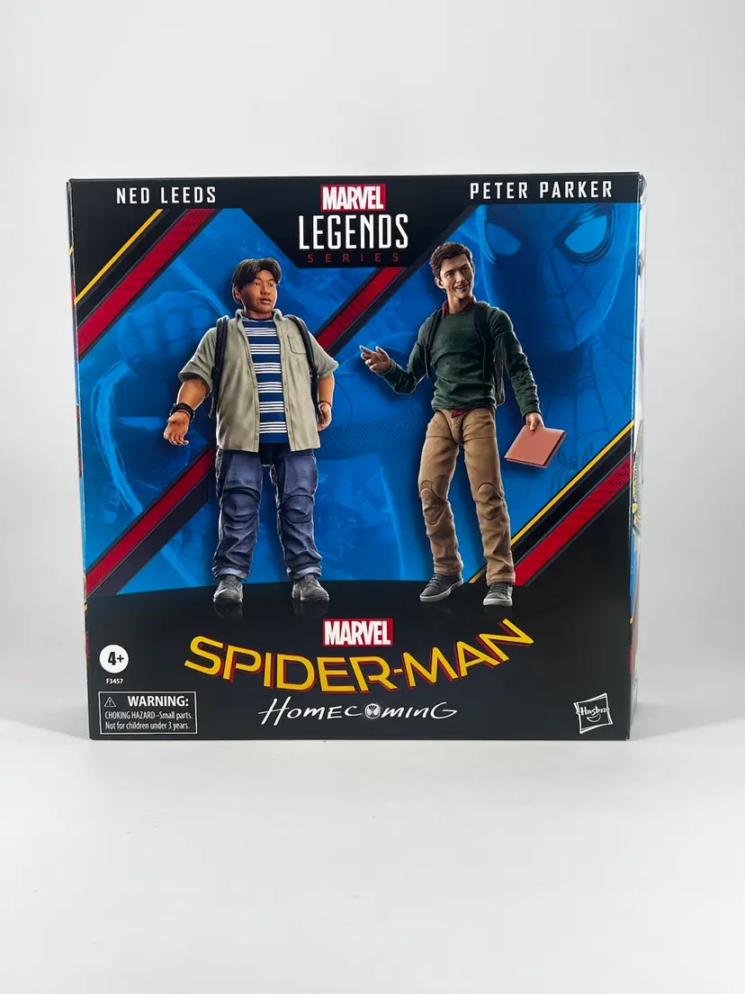 Marvel Legends Spider-Man Homecoming Ned Leeds Peter Parker 2-Pack. NIB