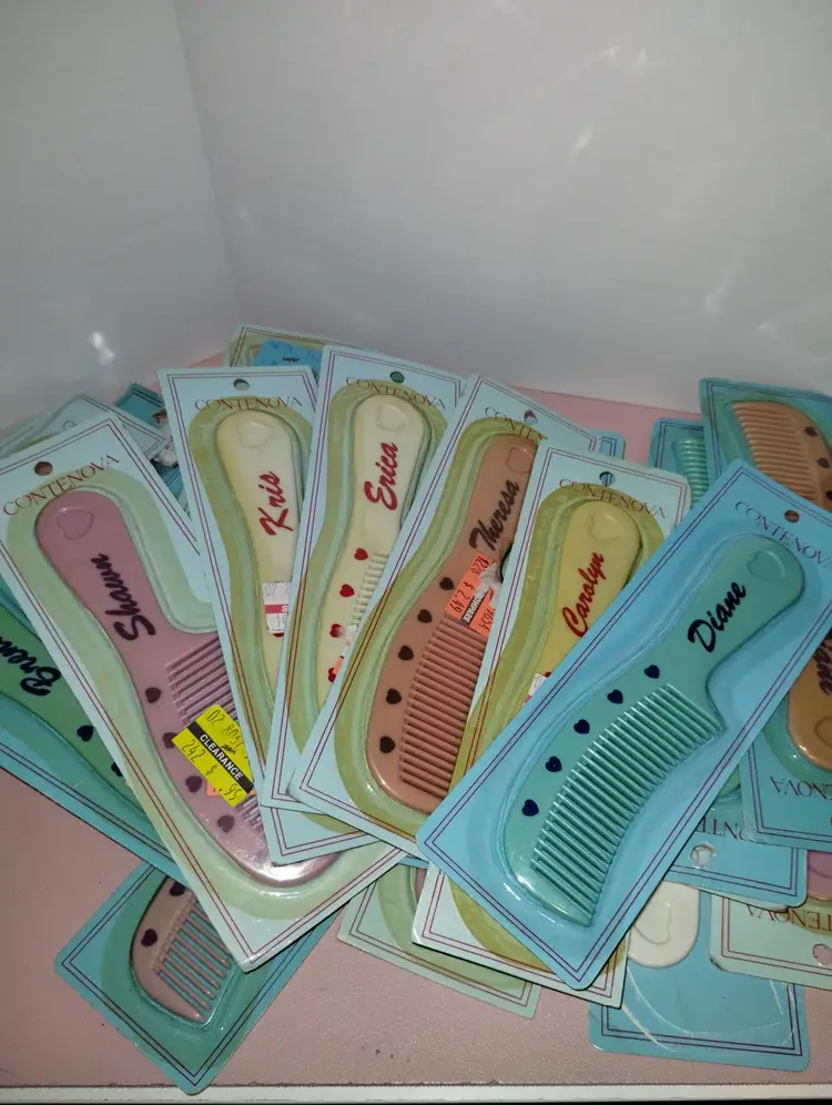 Vintage 80's Personalized Combs x29 NEW