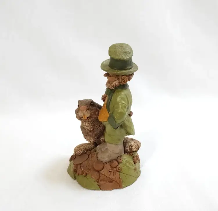 Vintage Signed Tom Clark Wolfe Gnome March Hare Sculpture Figurine Rabbit 1998