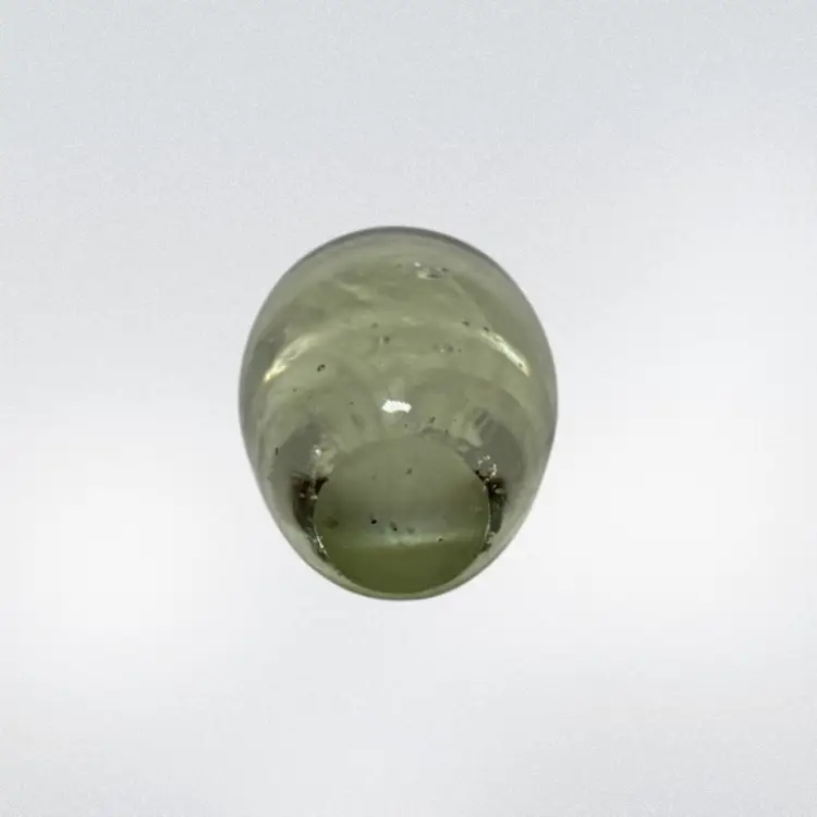 4.75in Tall Glass Jellyfish Paperweight With UV Glow