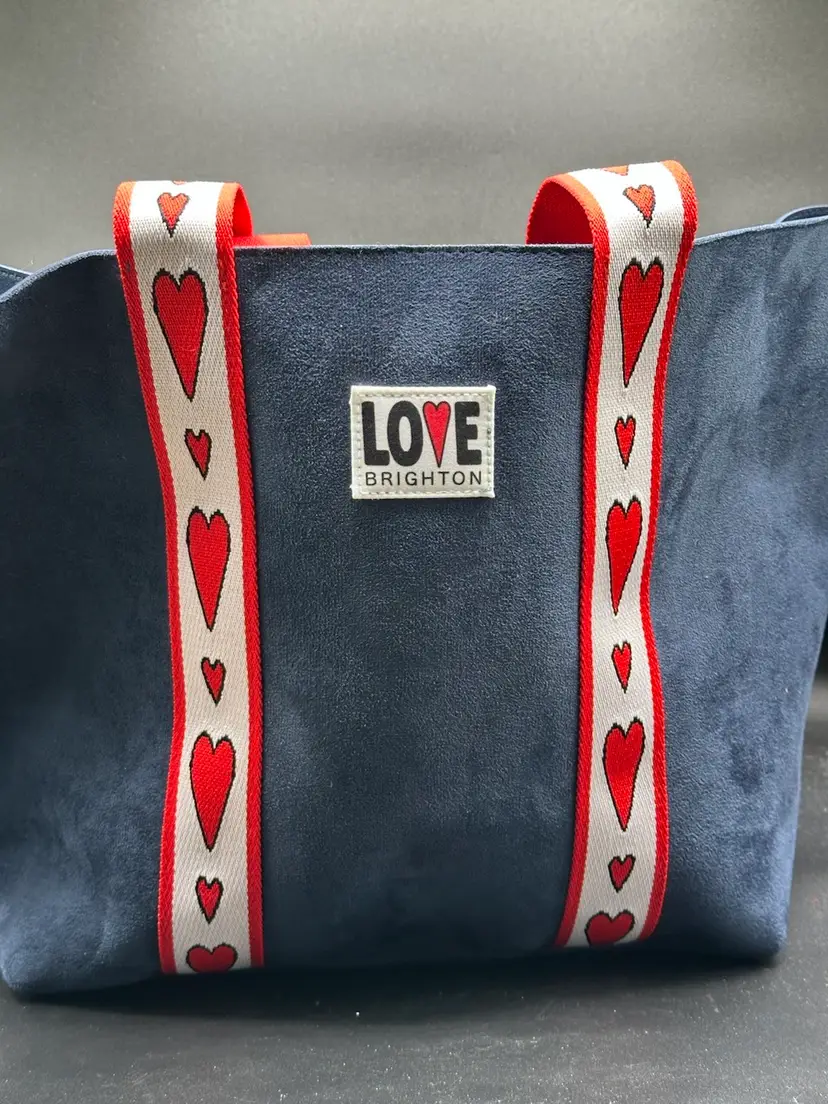 Brighton VELVETEEN Love Tote Bag