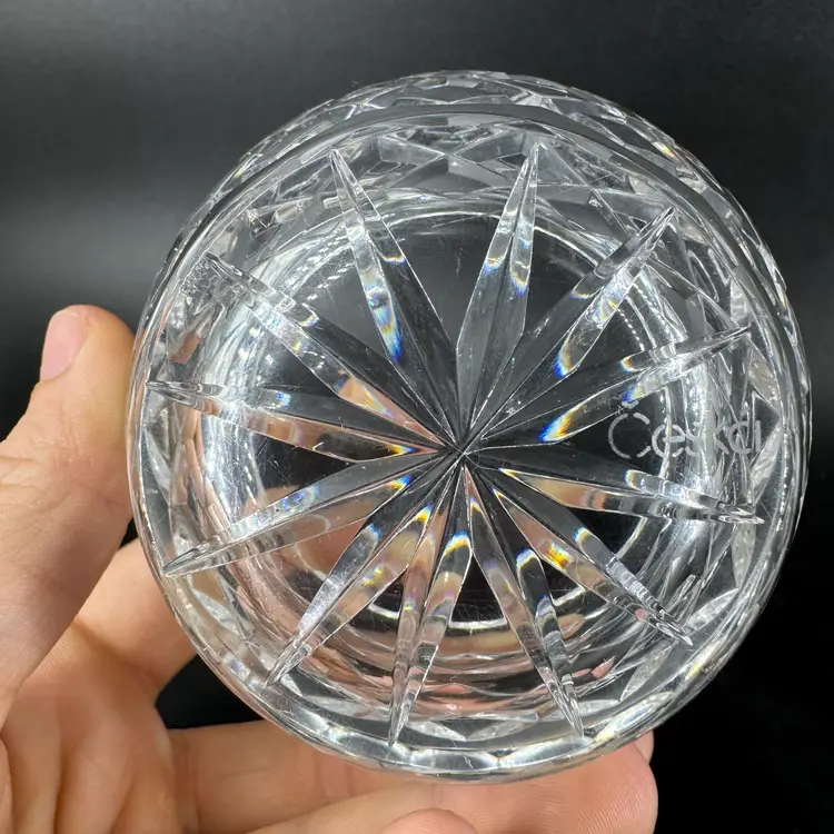 Českćl Crystal Clear Glass Cream & Open Sugar