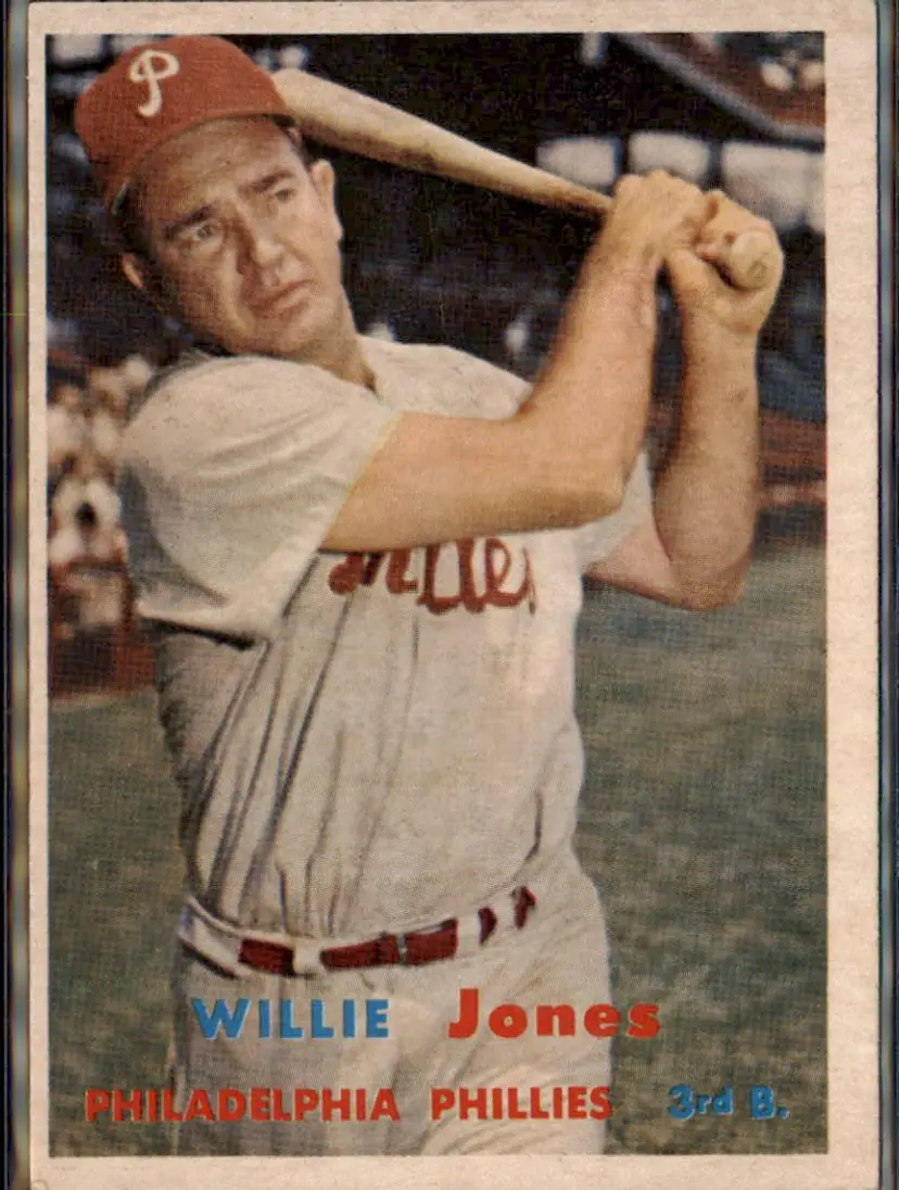 1957 Topps #174 Willie Jones - ( pk1 ) - Philadelphia Phillies