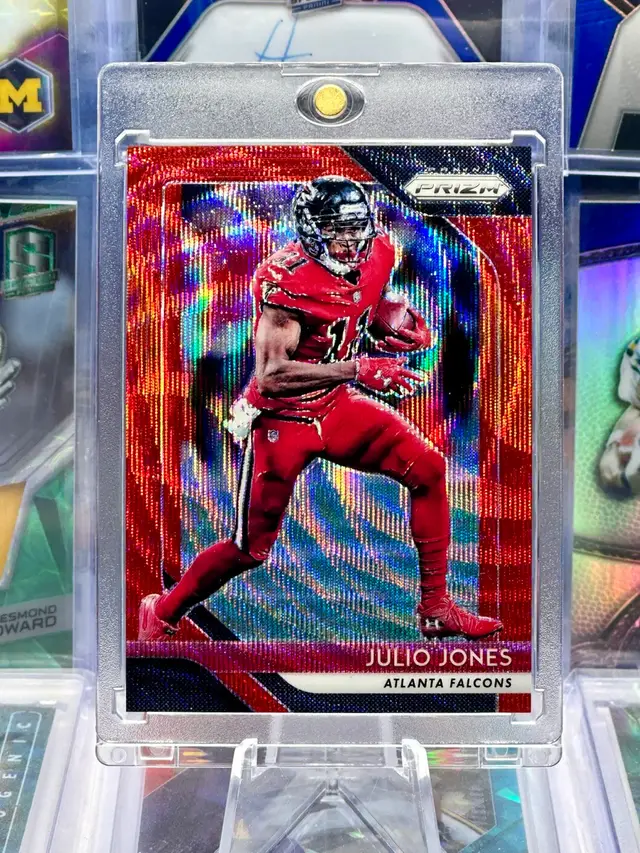 Julio Jones 2018 Prizm COLOR MATCH Numbered /149 Red Wave SP Atlanta Falcons
