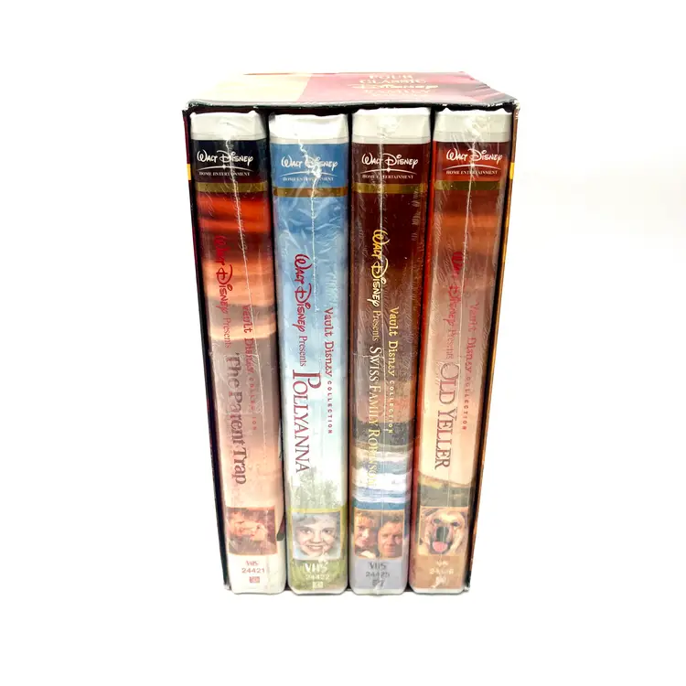 VTG VHS Vault Disney Collection Collector's Set of 4 Classics NEW SEALED