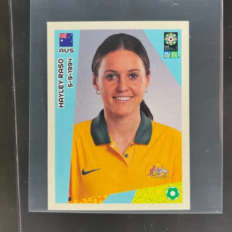 Hayley Raso 2023 Panini Women’s World Cup Sticker Australia Soccer Card