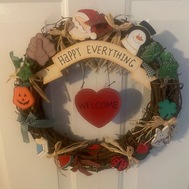 Happy Everything Wreath