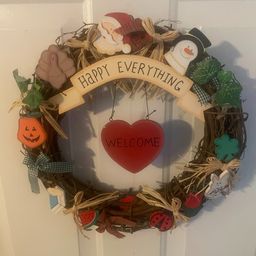 Happy Everything Wreath