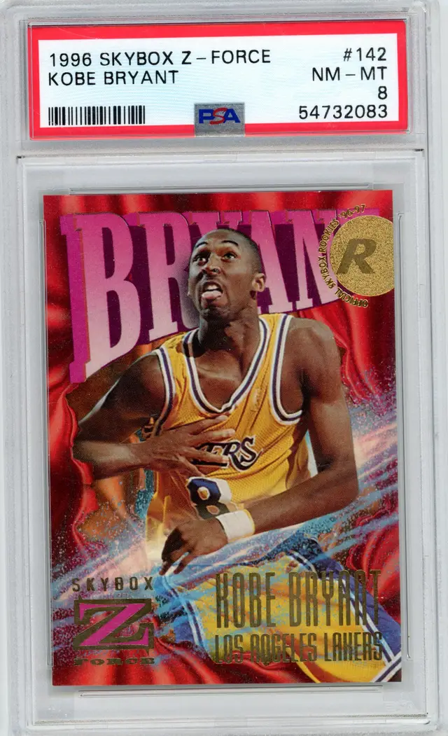 1996 Skybox Z-Force KOBE BRYANT #142 LAKERS PSA 8 NM-MT