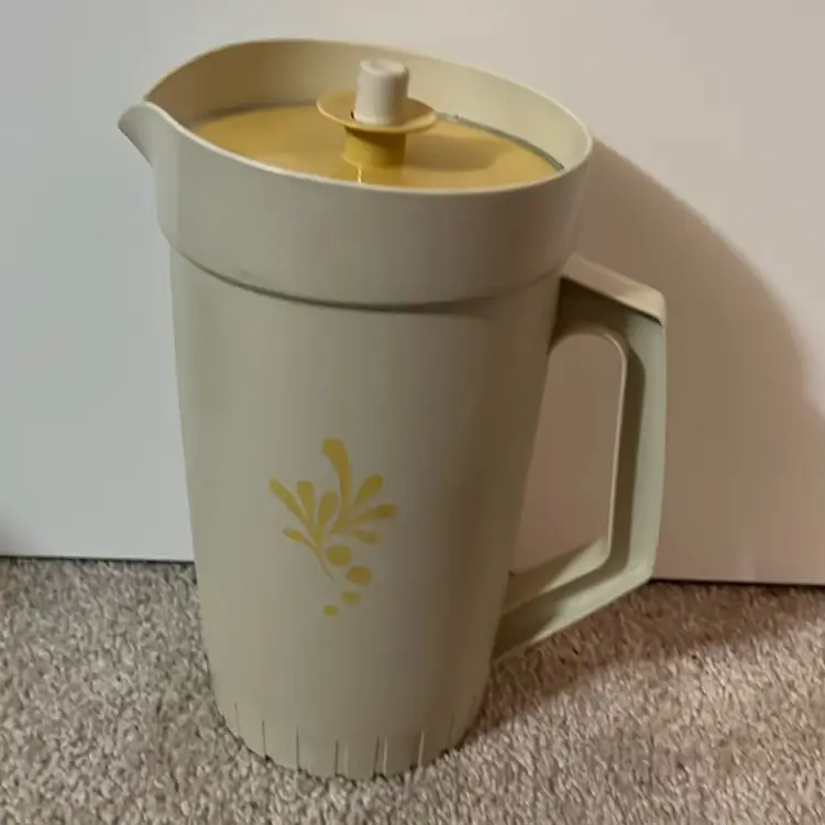Tupperware Pitcher Vintage Almond