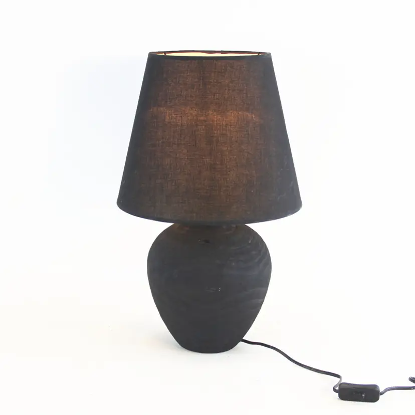 Handmade Wooden Silent Style Table Lamp Home Homestay Hotel Atmosphere Decoration Craft Ornaments
