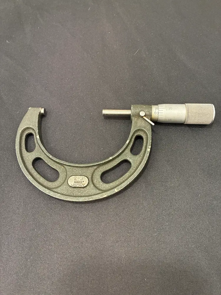 NSK 2-3” Outside Micrometer Range .0001" Graduation Friction Thimble Lock