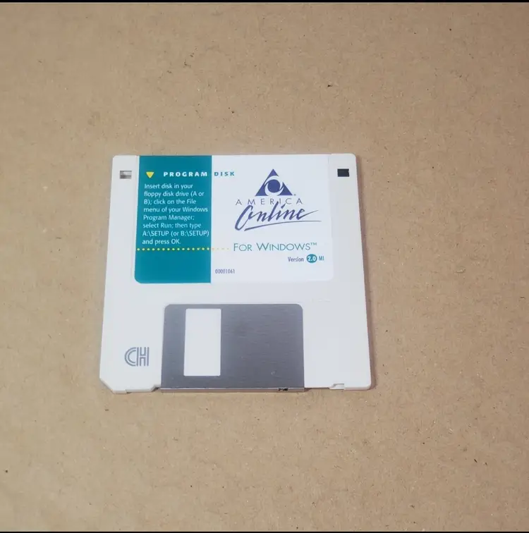 AOL America Online Version 2.0 Floppy Disks 3.5” For Windows