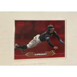 Francisco Lindor Stadium Club Red Foil New York Mets