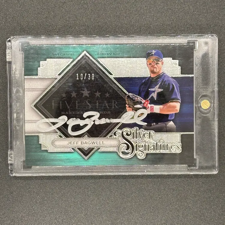 Jeff Bagwell Auto 2022 Topps Five Stars Silver Signatures Auto /30 Astros