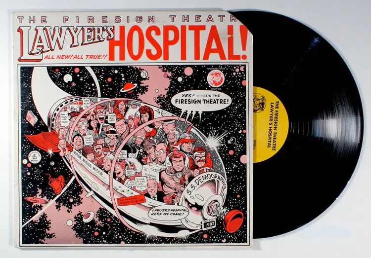 Firesign Theatre - Lawyer's Hospital (1982) Vinyl LP • Political Comedy