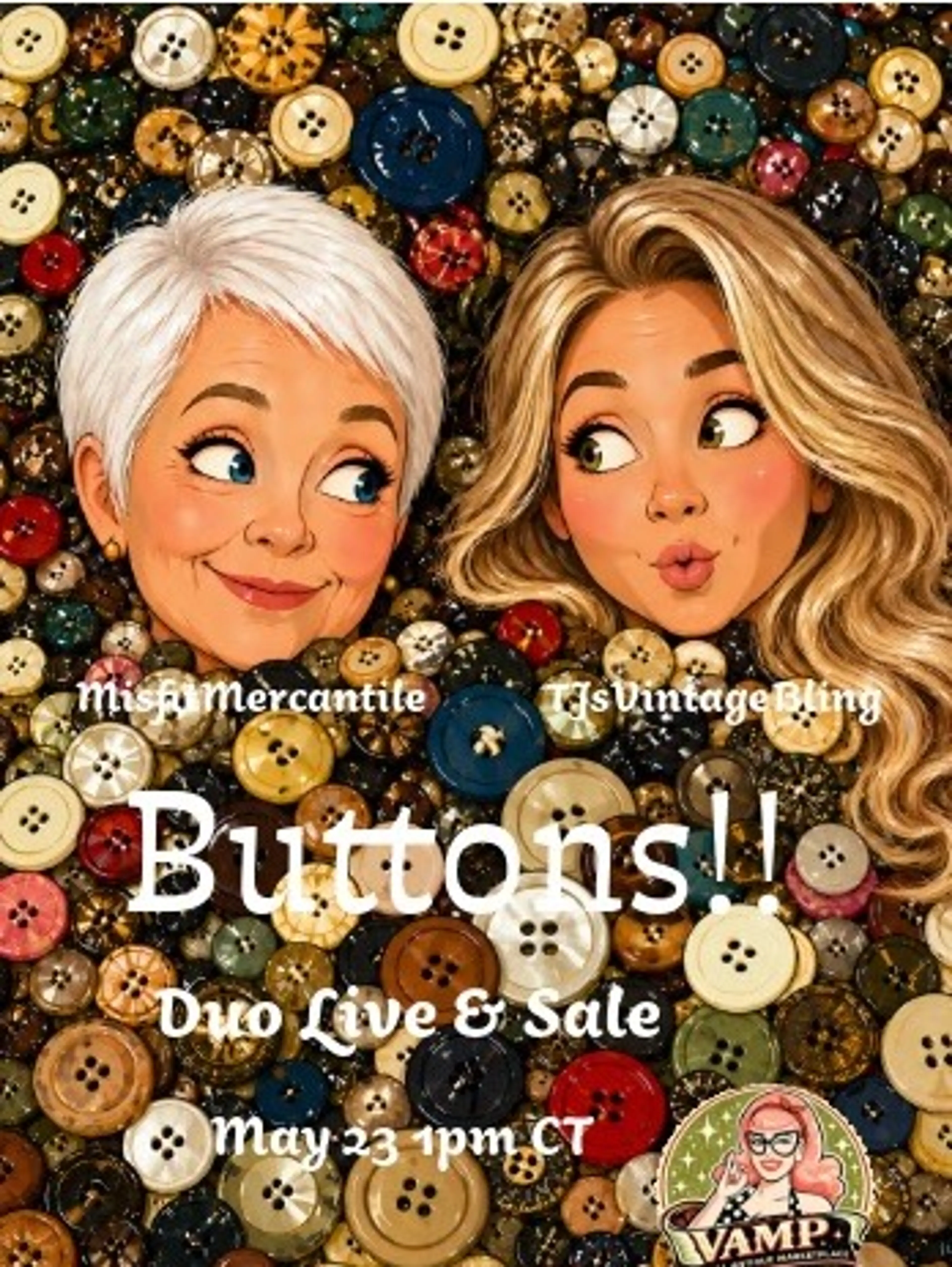 We Have Buttons!! 