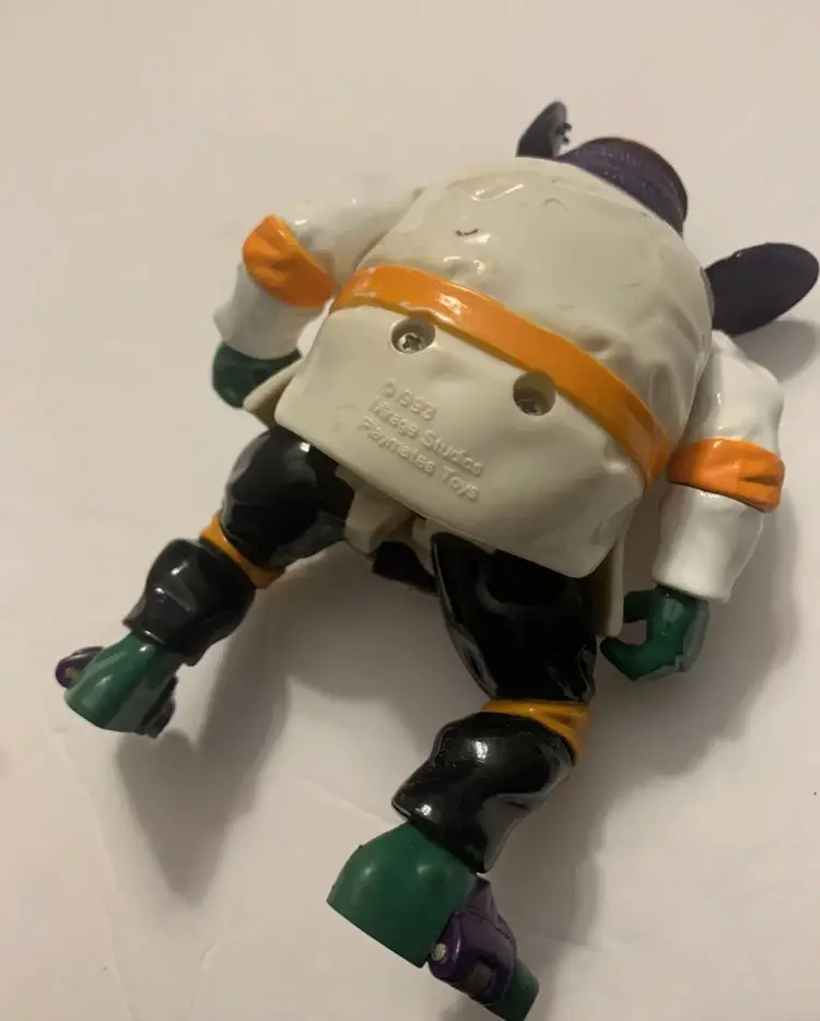 1993 TMNT  Michelangelo Karate Samurai Action Figure Vintage Rare Y2K