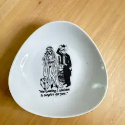 Vintage “Marriage Funnies” Novelty Dish Made In Japan
