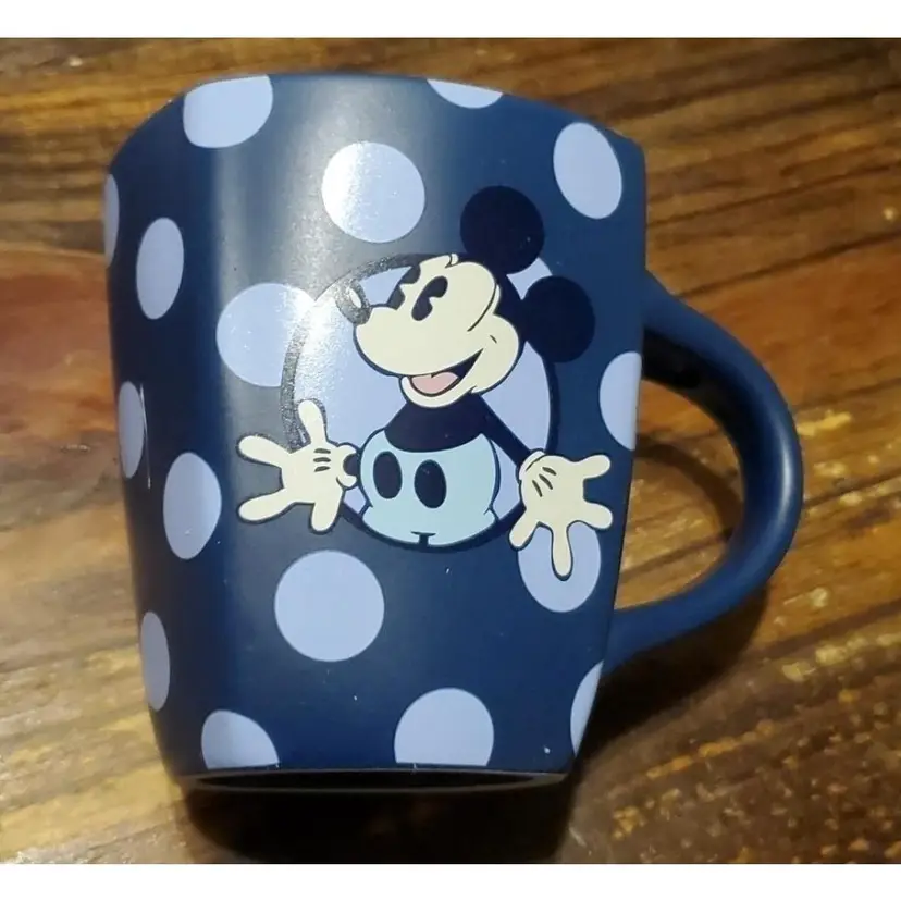 Disney Parks Polka Dot Mickey Mouse Coffee Mug