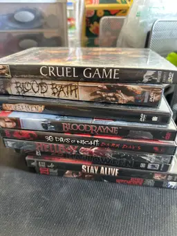 Lot of 19 Horror DVDs Halloween Scary Movie Collection Good Condition