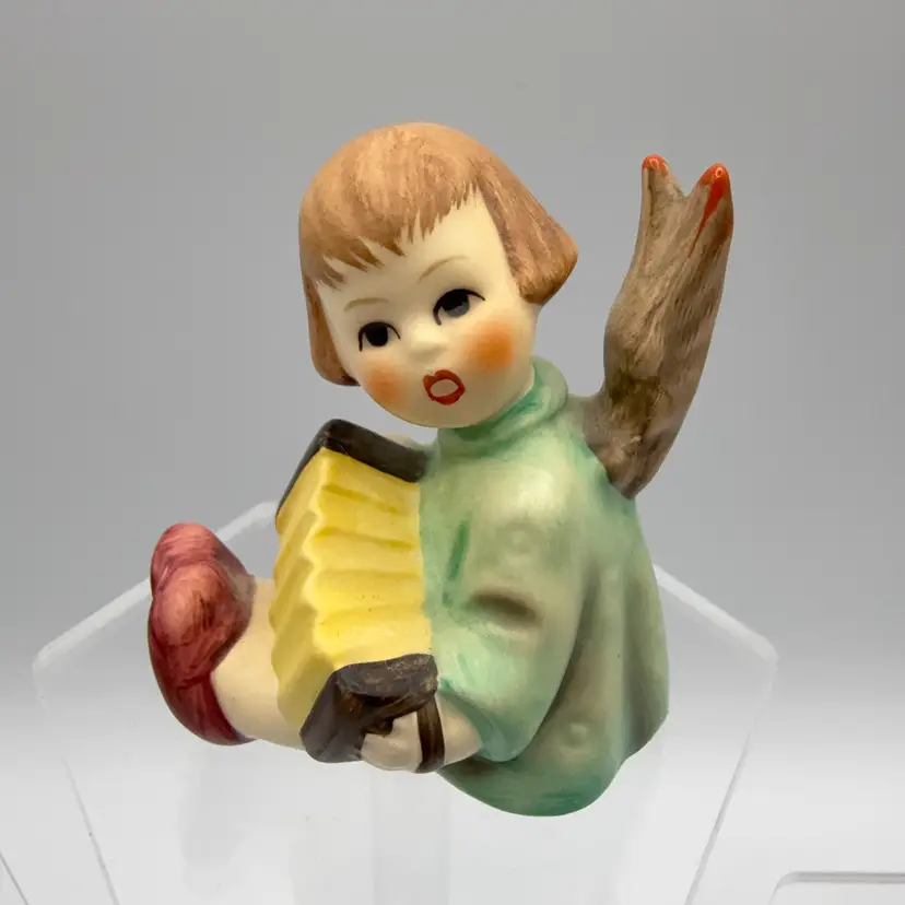 Hummel Angel with Accordion Goebel #238B TMK 7 Christmas Joyous News