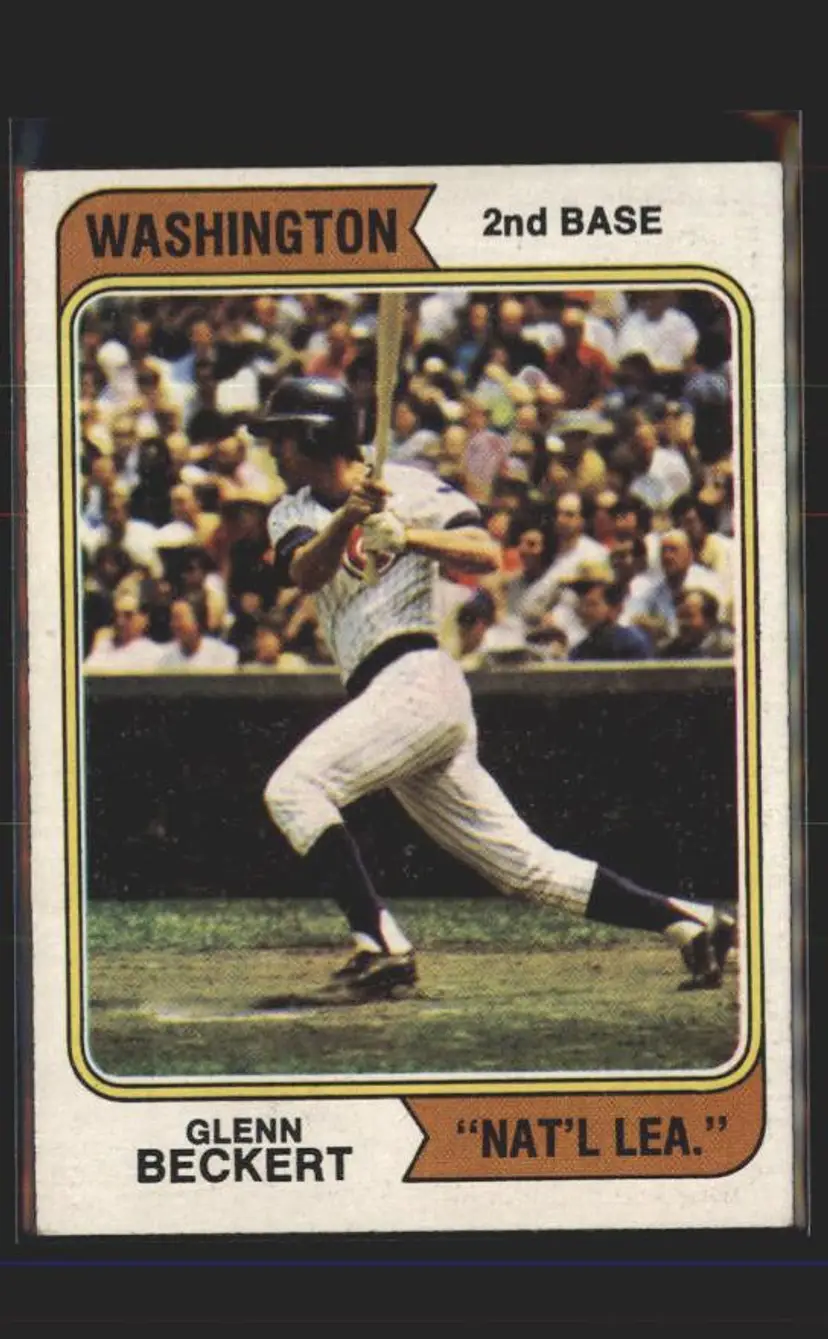 1974 Topps #241b Glenn Beckert - (pk5) - San Diego Padres