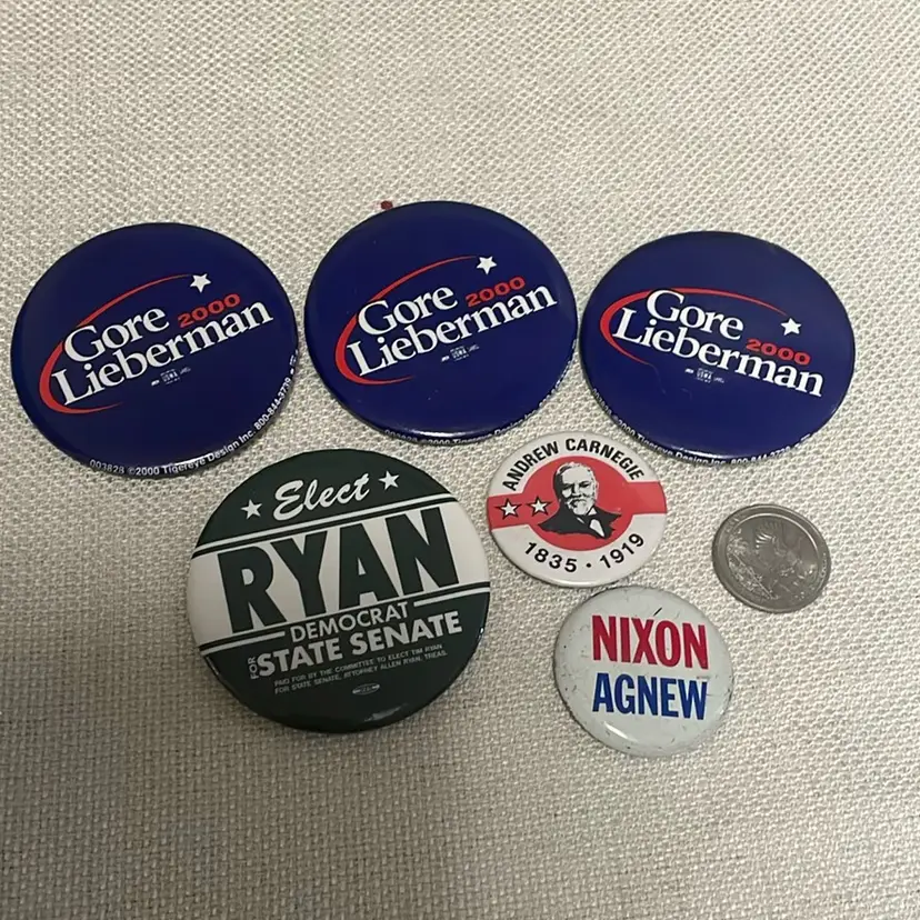 Vintage Political Pins