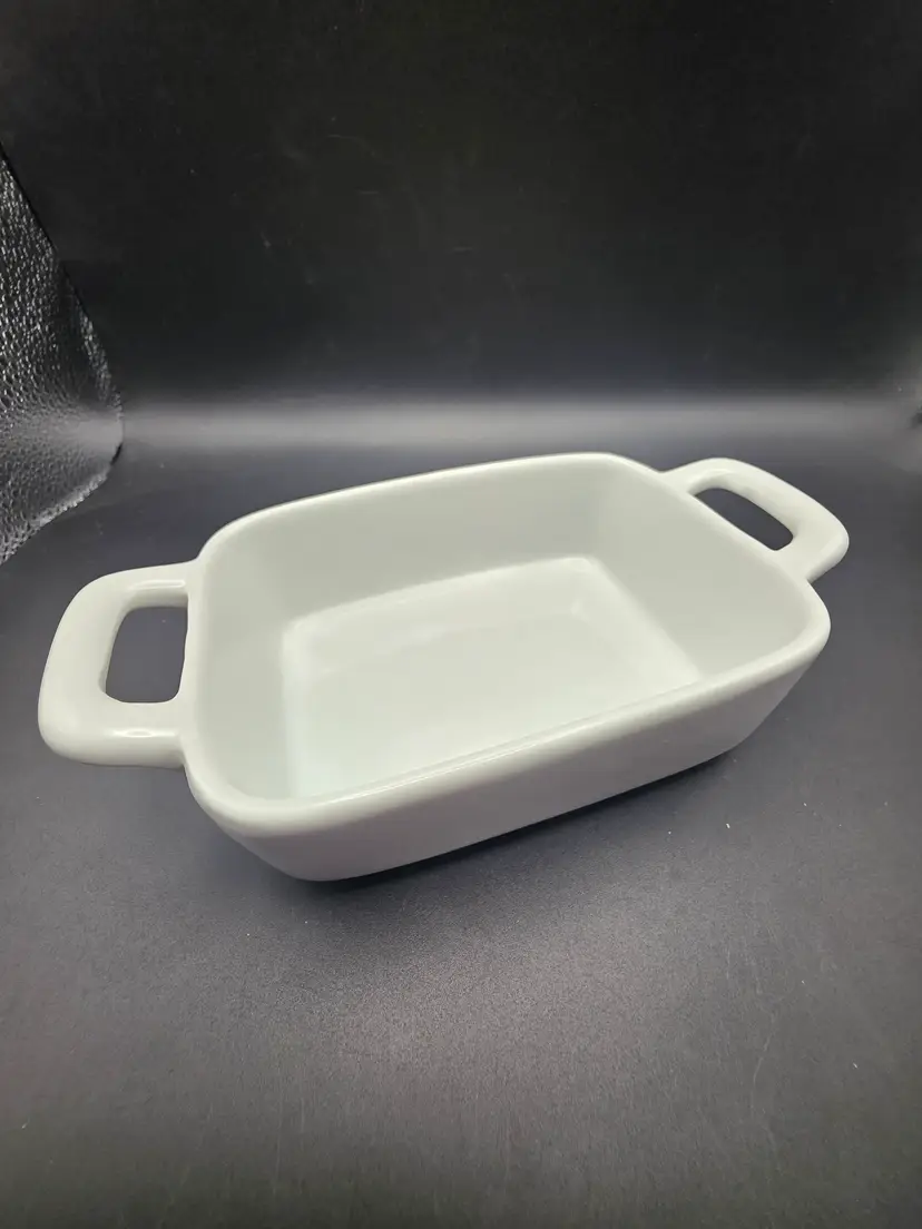 Mini White Casserole Dish