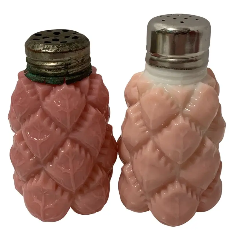 c. 1893 Fostoria Shade & Lamp Co. #37 “Pineapple” S&P Shaker Set