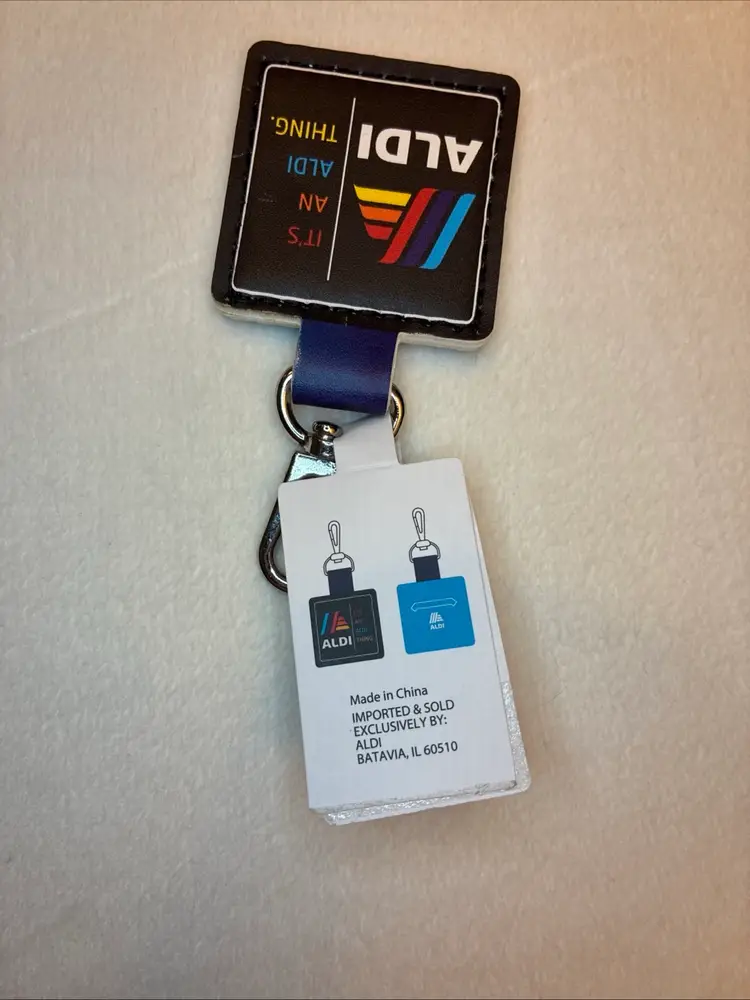 ALDI Quarter Holder Keeper "It's an Aldi Thing" NEW 2024 Keychain NWT