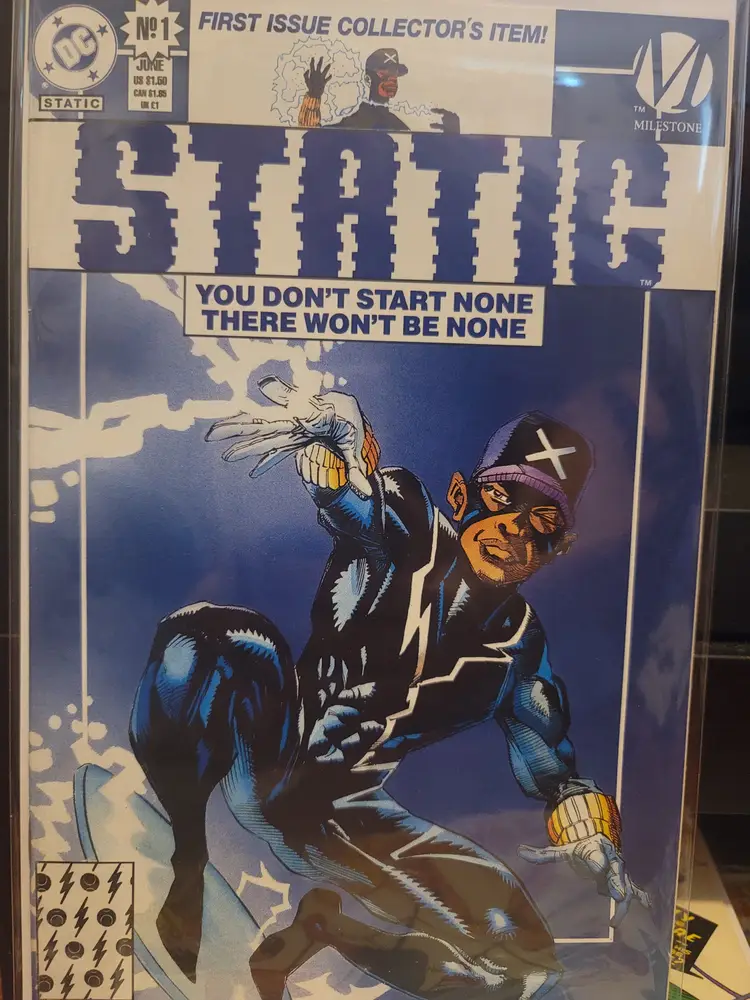 Static # 1 Milestone DC Comics Standard Edition