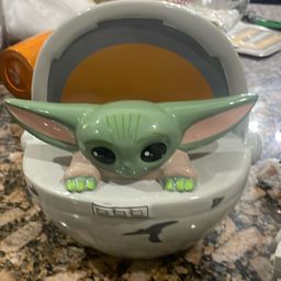 Baby Yoda Ceramic Bank