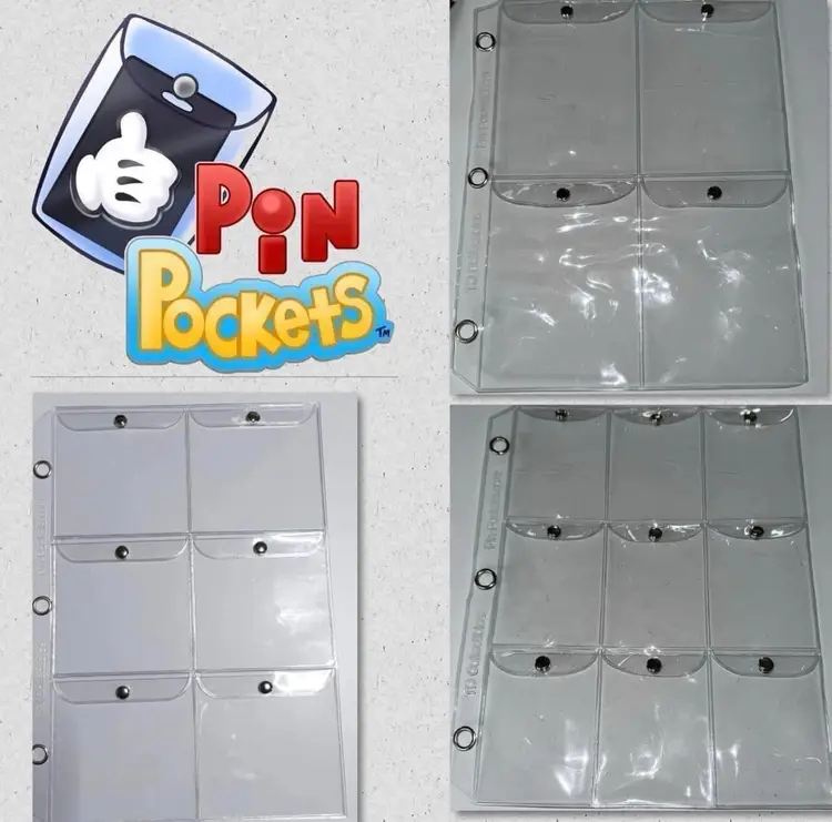 All Sizes On Hand 

CLEAR CLEAR To See Pins!
Pin-Pockets 4-6-9 Pages Mix & Match Ty for all the orders!❤️❤️

