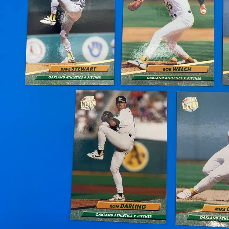 Fleer Ultra 1992 MLB Oakland Athletics 15 Trading Card Team Bundle