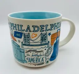 Starbucks Ceramic Coffee/Tea Mug, PHILADELPHIA, Been There Series, Dated 2018