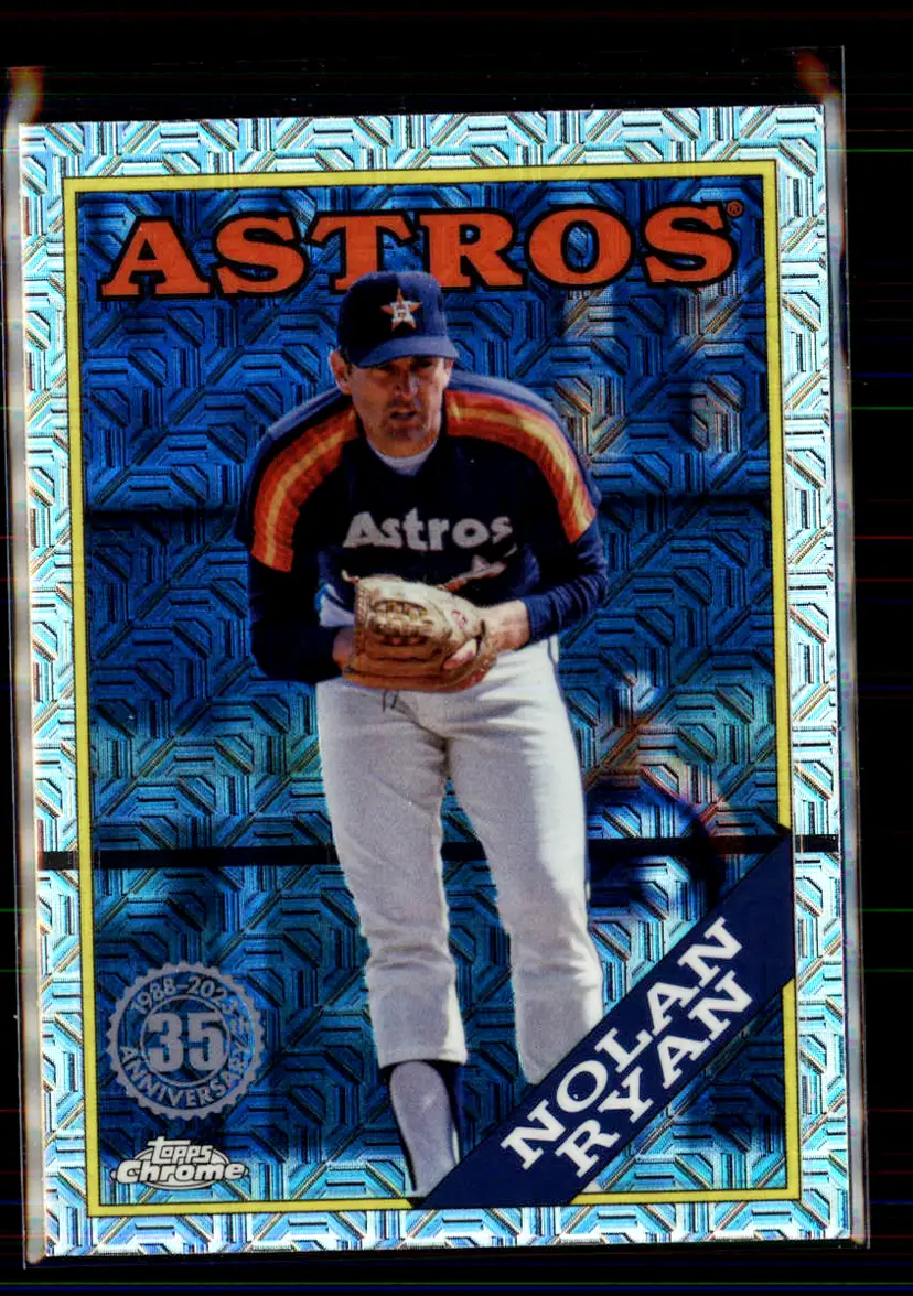 Nolan Ryan 2023 Topps Chrome Mojo Refractor 1988 35th Anniversary T88C-76 -(135) - Houston Astros