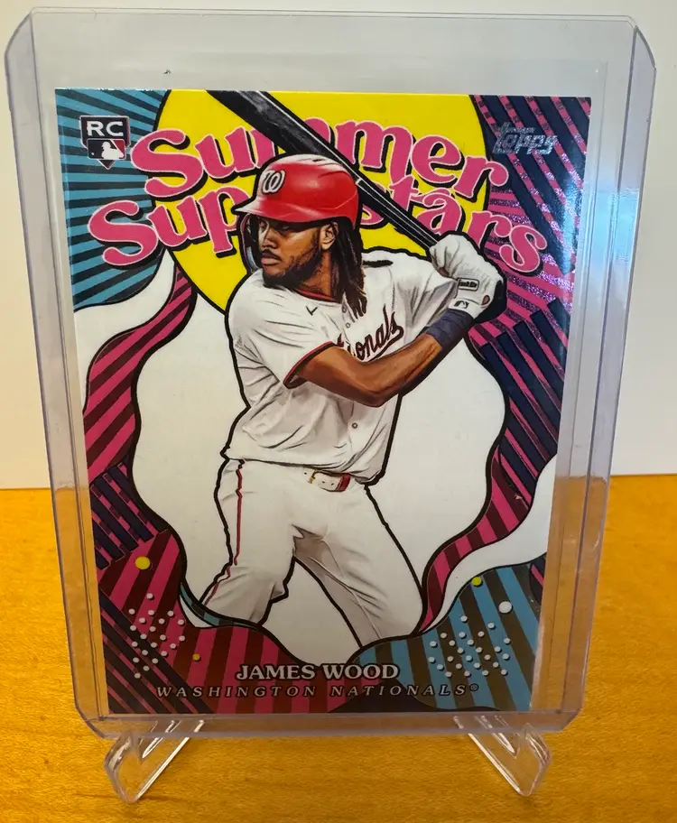 James Wood 2025 Topps Series 2 Summer Superstars Rookie Card