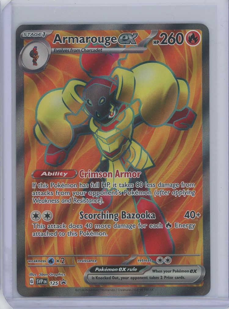Pokémon Scarlet & Violet Promo Armarouge EX #125