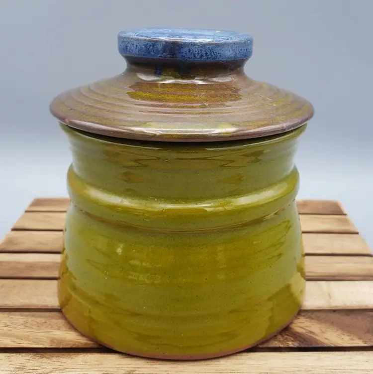 1968 Pacific Stoneware Sugar Bowl Portland, Oregon