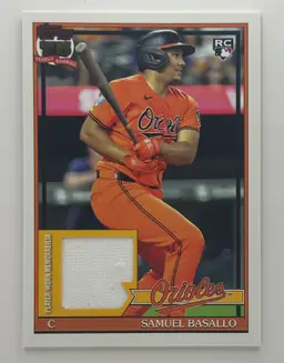 Samuel Basallo Orioles RC Patch