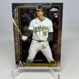 2025 Topps Chrome Update Nick Kurtz Debut #US180 RC Rookie Athletics