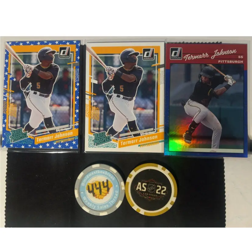 2023 Donruss Termarr Johnson lot - Pittsburgh Pirates