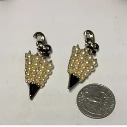 Pearl Umbrella Scatter Brooches 2”