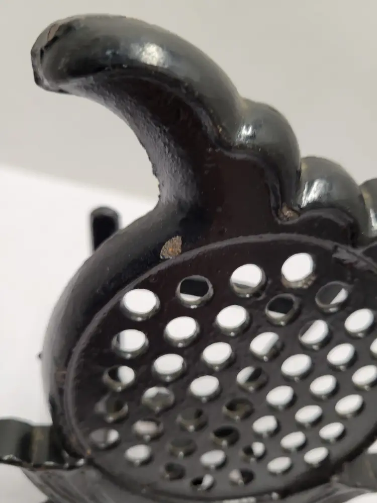 Cast Iron Napkin Holder Tea Coffee Pot ~ Needs TLC Treatment