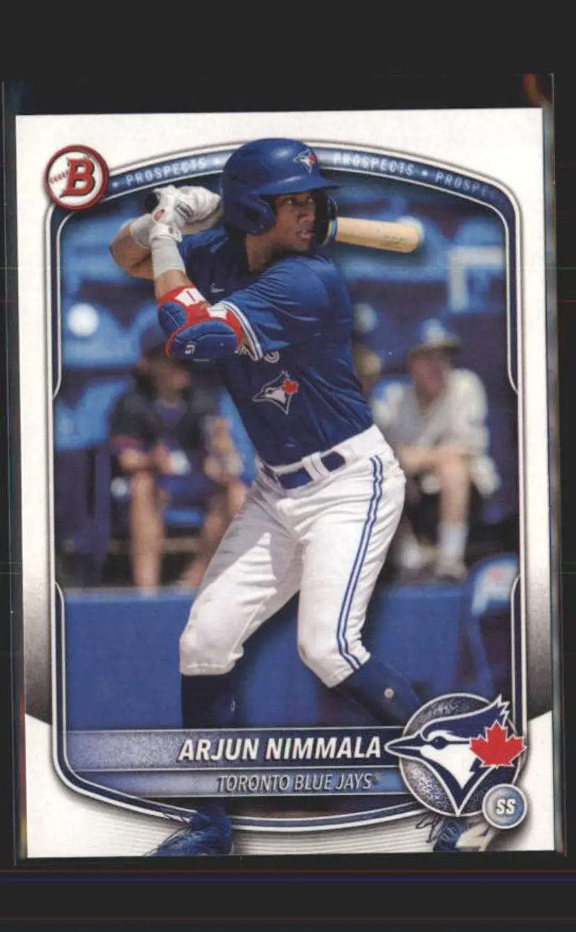 2025 Bowman Draft #BD-35 Arjun Nimmala - (137) - Toronto Blue Jays