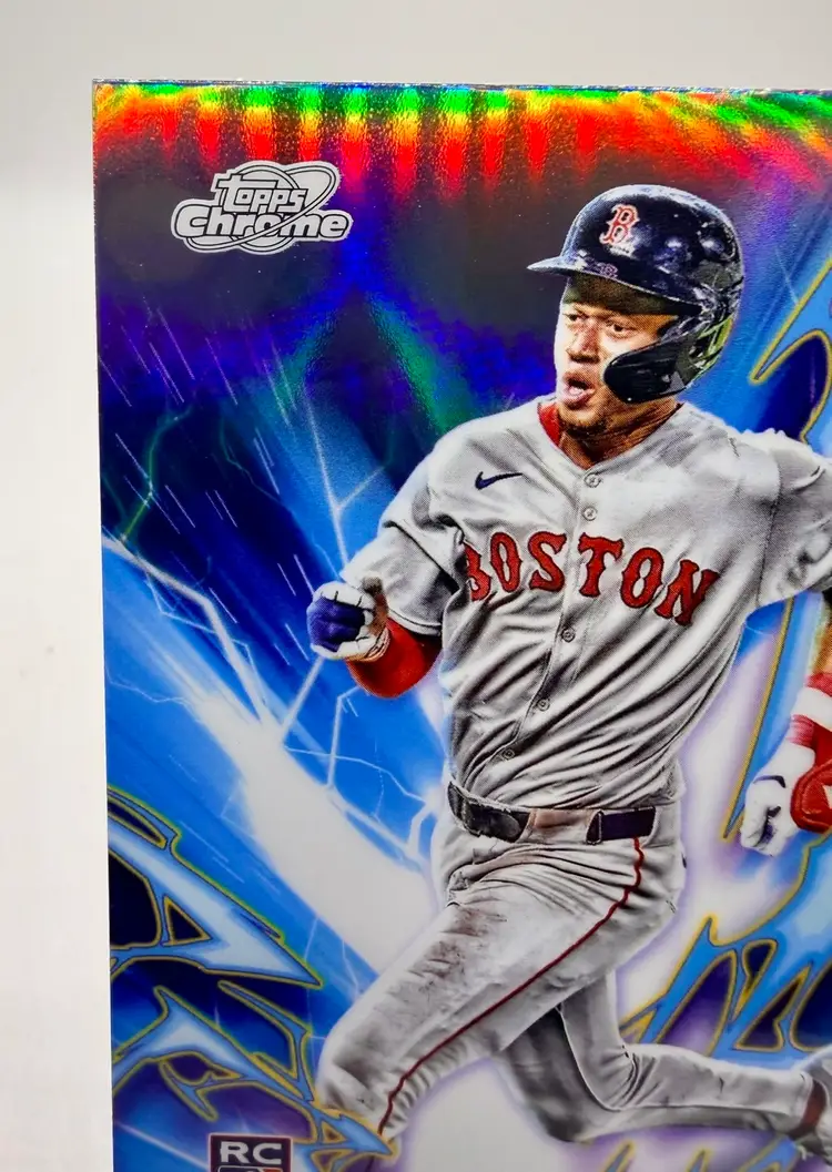 Kristian Campbell 2025 Topps Chrome Cosmic #LS-25 Rookie Light Speed Red Sox RC