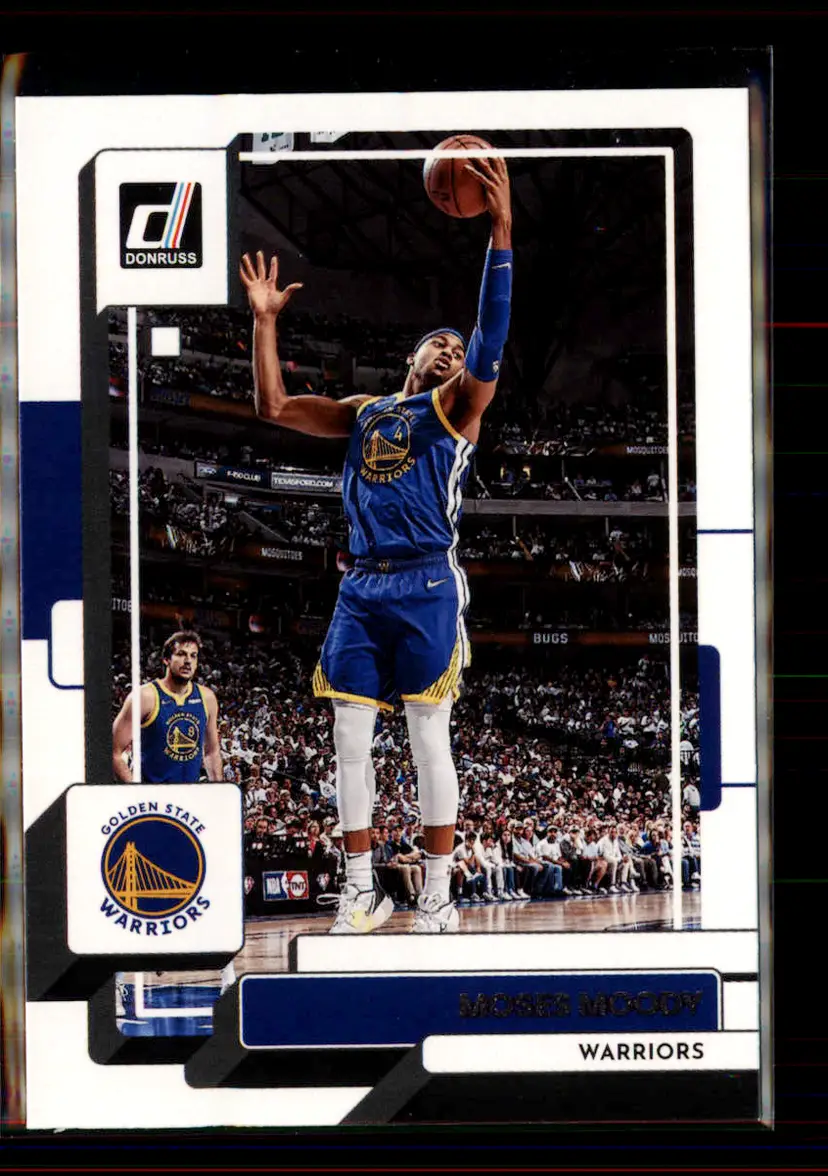 Moses Moody 2022-23 Donruss #180 - (2) - Golden State Warriors