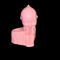 Vintage Pink Kewpie Planter